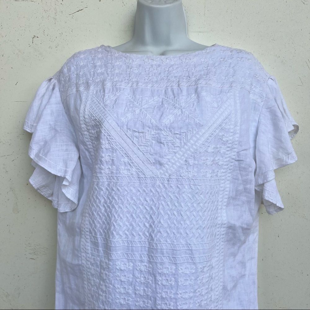 Ralph Lauren White cotton dress size 4 NWT - Picture 7 of 16